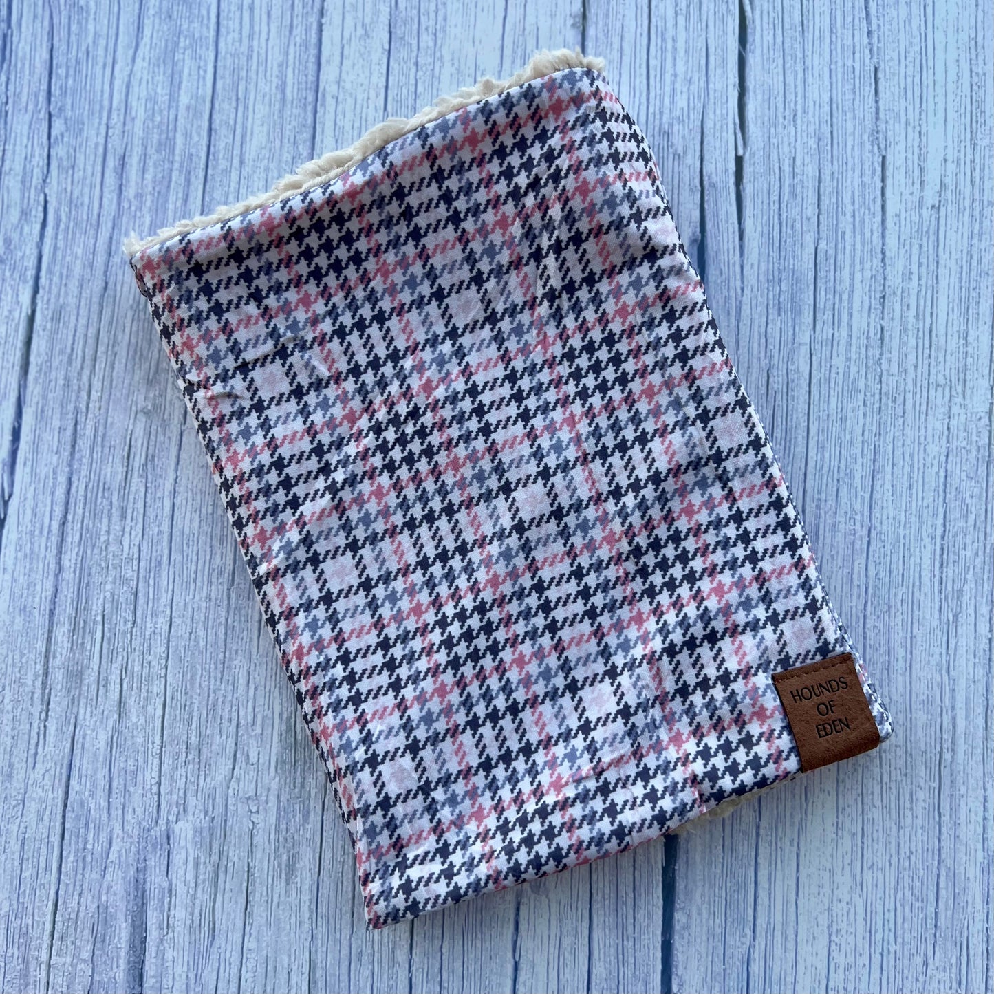 Pink Houndstooth Dog Snood - The Bark Market