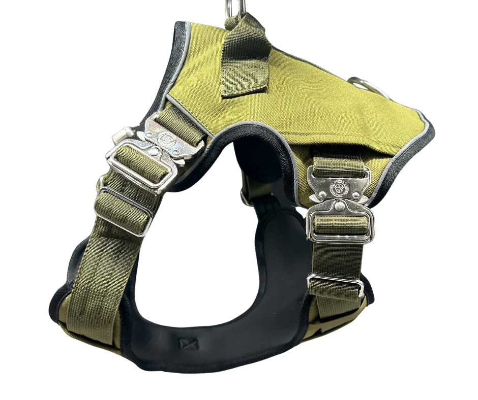 The No Pull Ultimate BTactical™ Harness | Khaki Green - The Bark Market