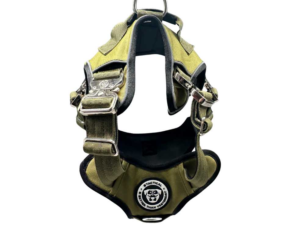 The No Pull Ultimate BTactical™ Harness | Khaki Green - The Bark Market