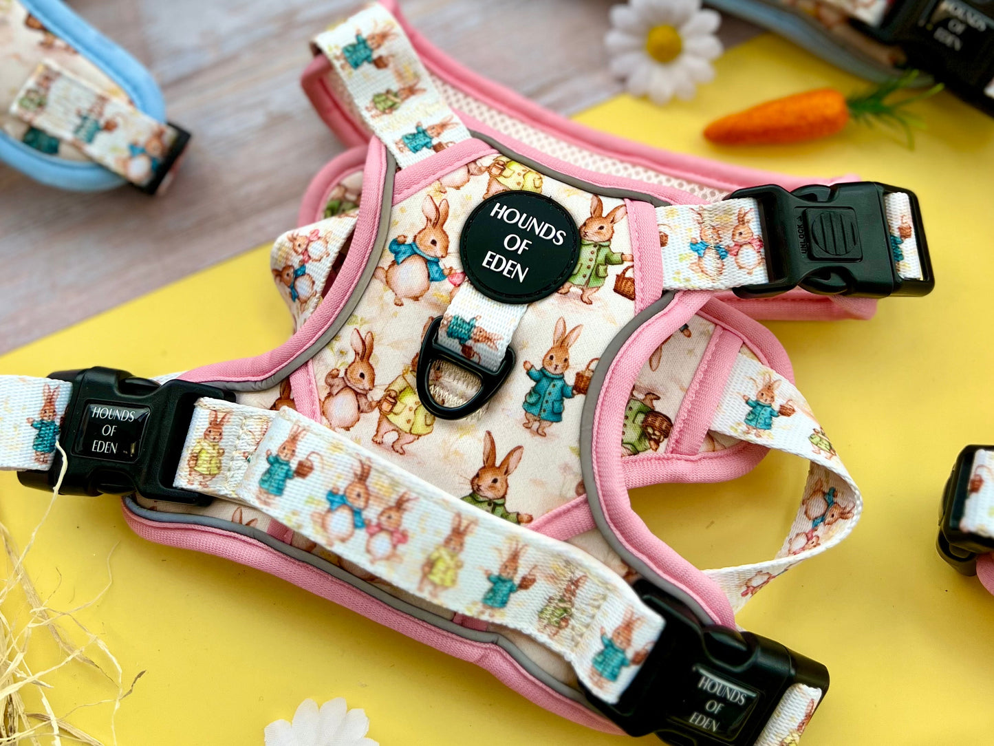 Bunny Tales - Pink, Dog Supaw Strong™ Lite Harness (XS-XL) - The Bark Market
