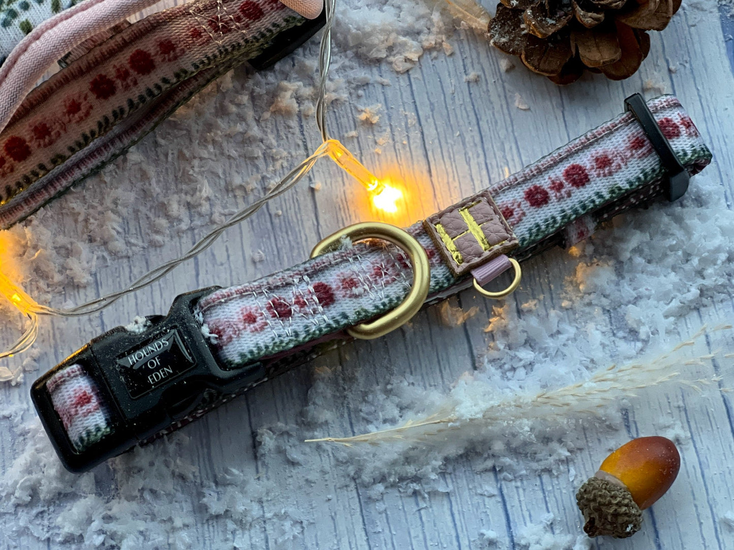 Bella's Jumper Dog Collar + Tag Holder - The Bark Market