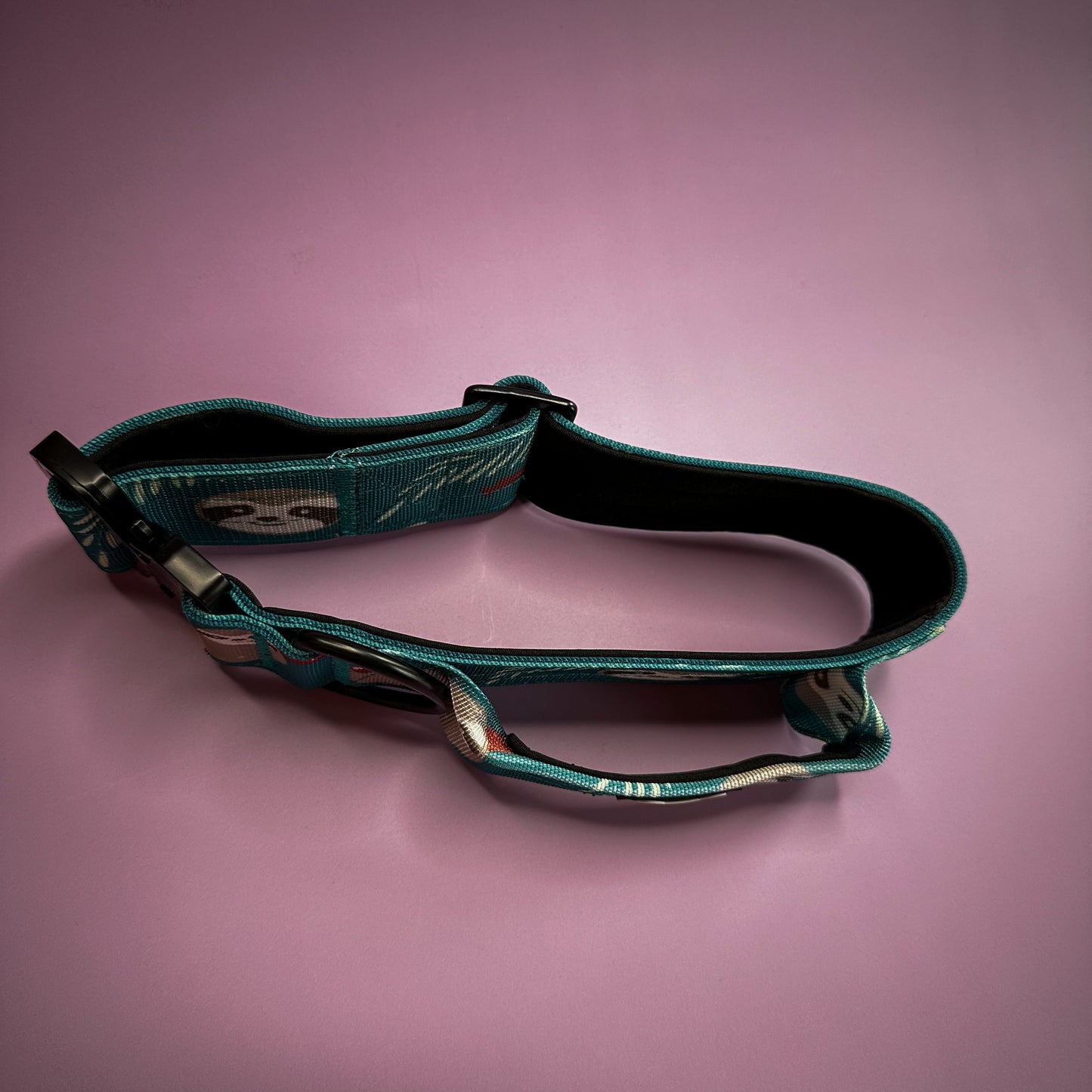 Lazy Sloth Tactical Dog Collar with Handle – Durable & Stylish for Large Dogs - The Bark Market