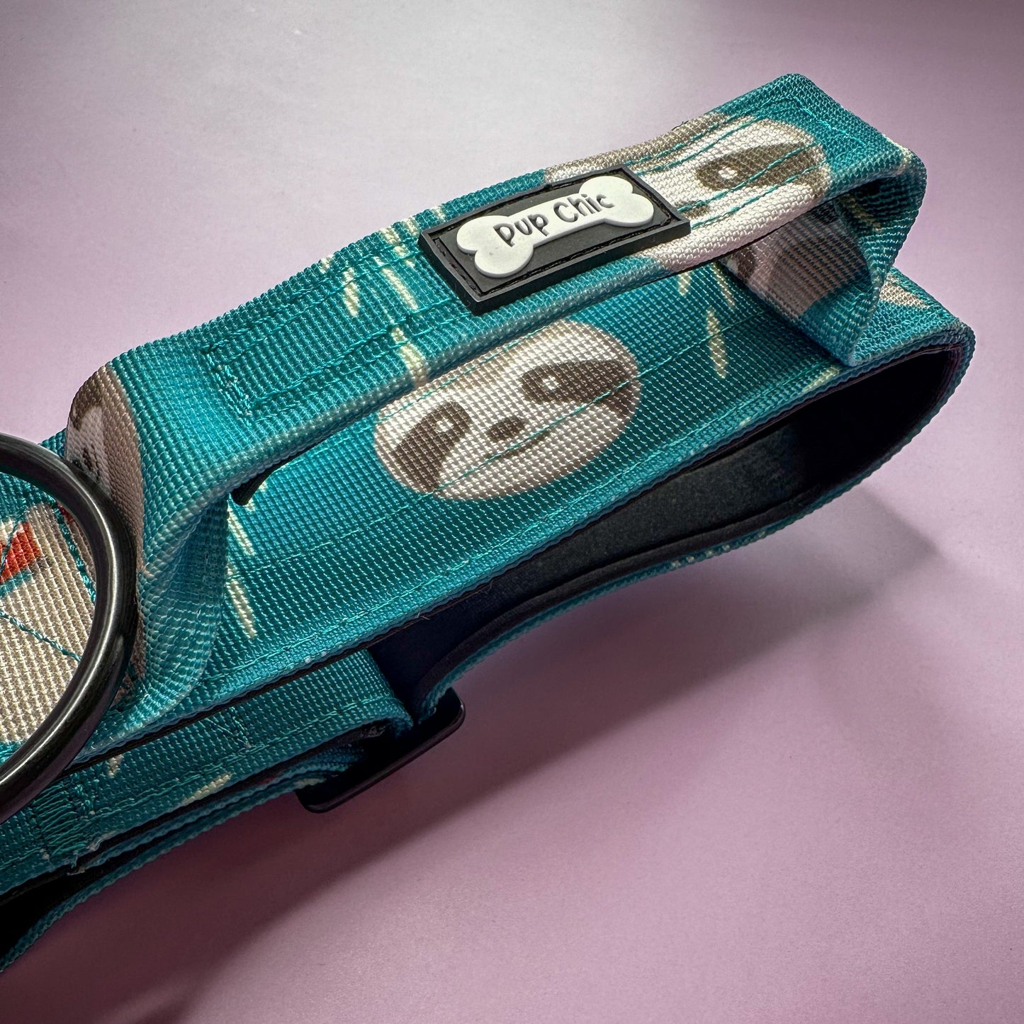 Lazy Sloth Tactical Dog Collar with Handle – Durable & Stylish for Large Dogs - The Bark Market