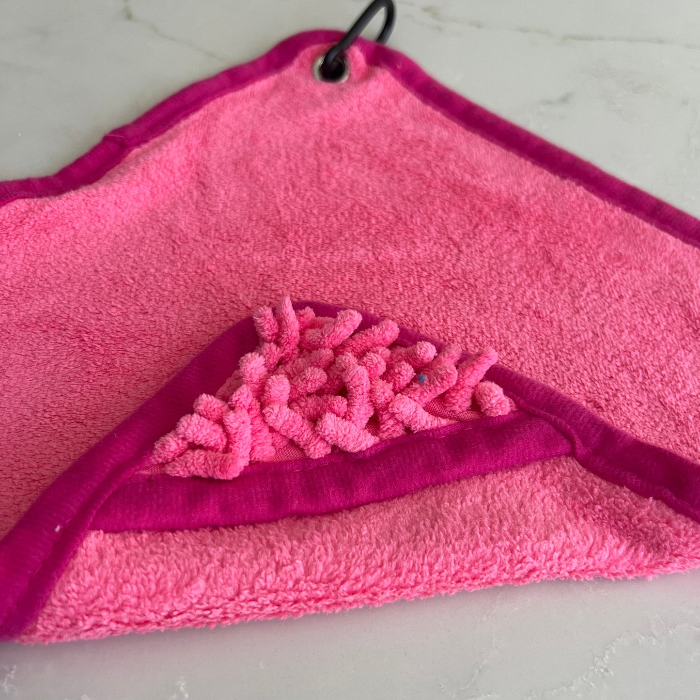 Mini Dog Towel + Clip, Hot Pink - The Bark Market