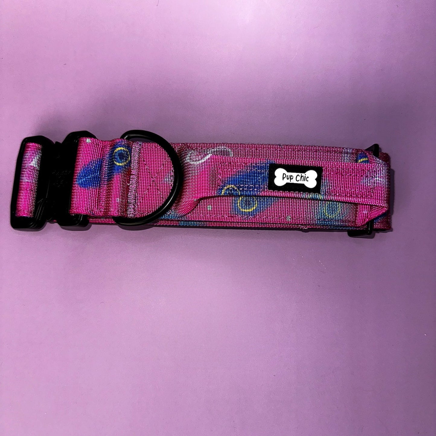 Peacock Power Tactical Dog Collar with Handle – Stylish & Strong for Large Dogs - The Bark Market