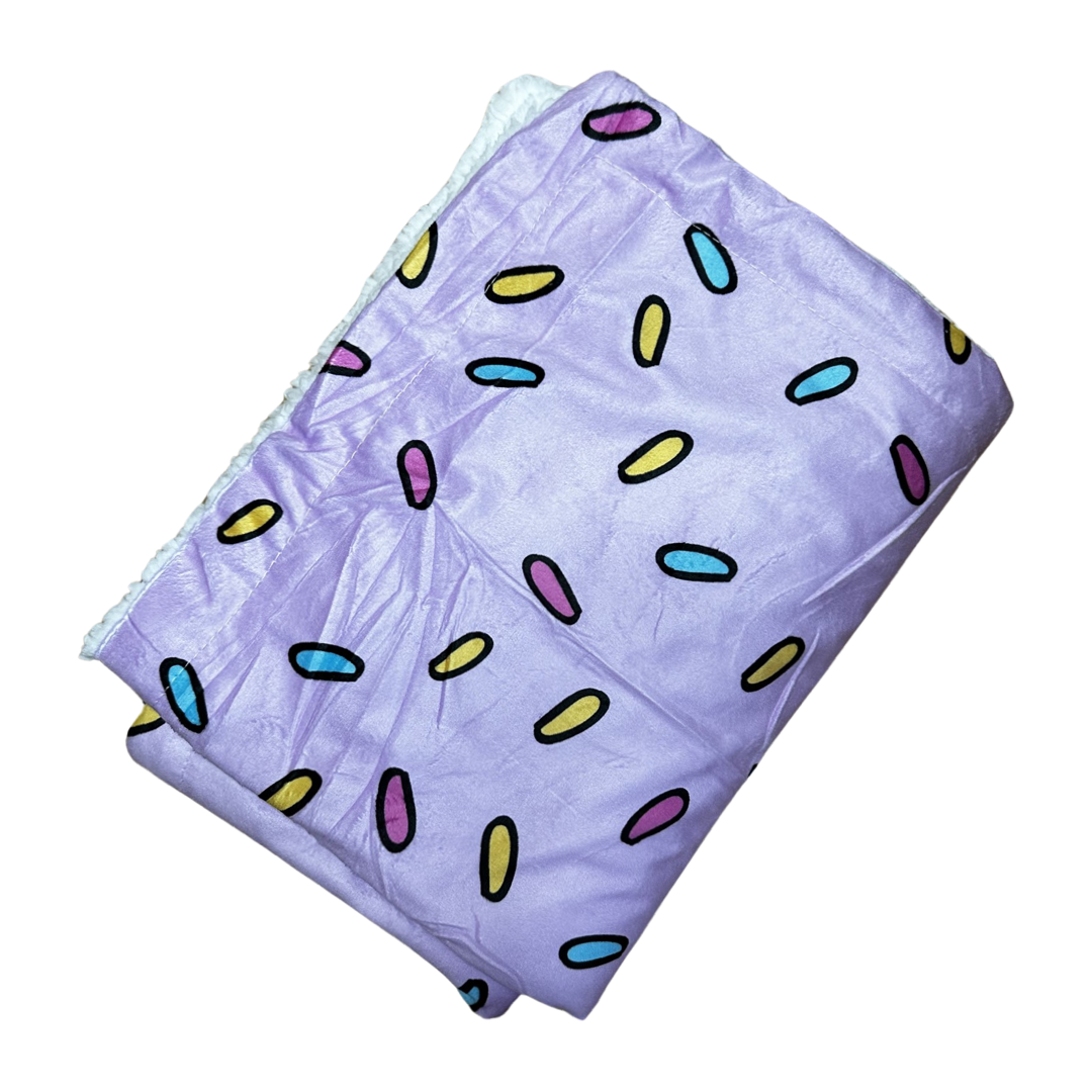 Pink Sprinkles For Days blanket - fleece dog blanket - The Bark Market