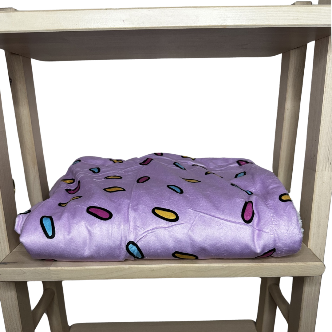 Pink Sprinkles For Days blanket - fleece dog blanket - The Bark Market