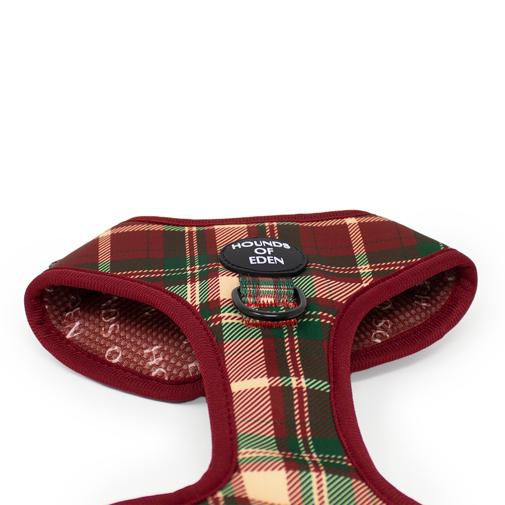 Tartan MeĀ Up - Red & Cream Tartan Design Dog Harness - The Bark Market