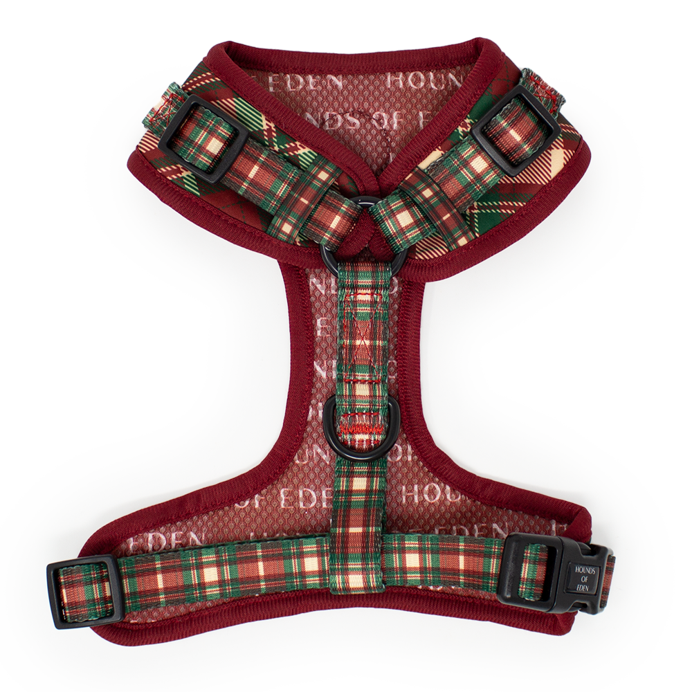 Tartan MeĀ Up - Red & Cream Tartan Design Dog Harness - The Bark Market