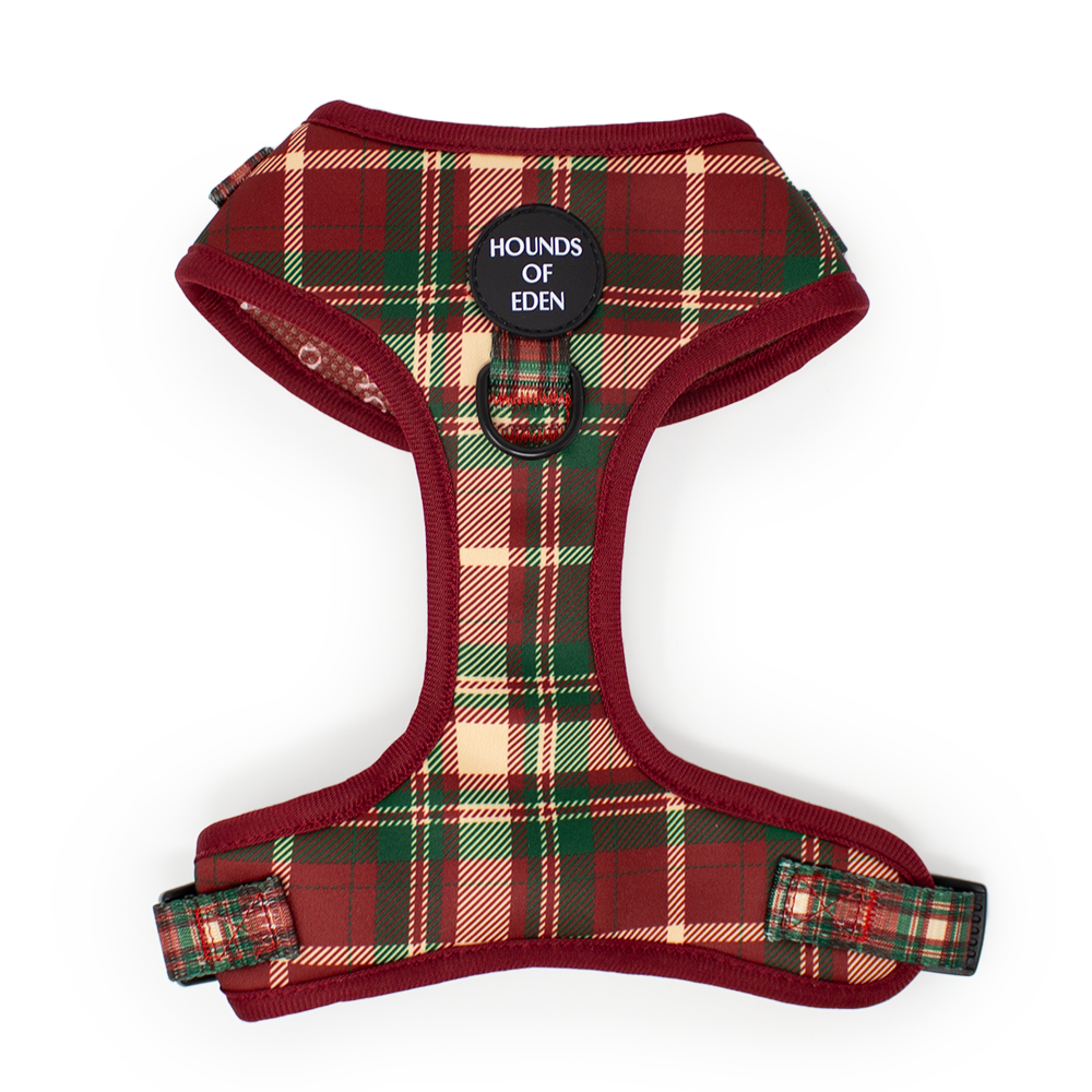 Tartan MeĀ Up - Red & Cream Tartan Design Dog Harness - The Bark Market