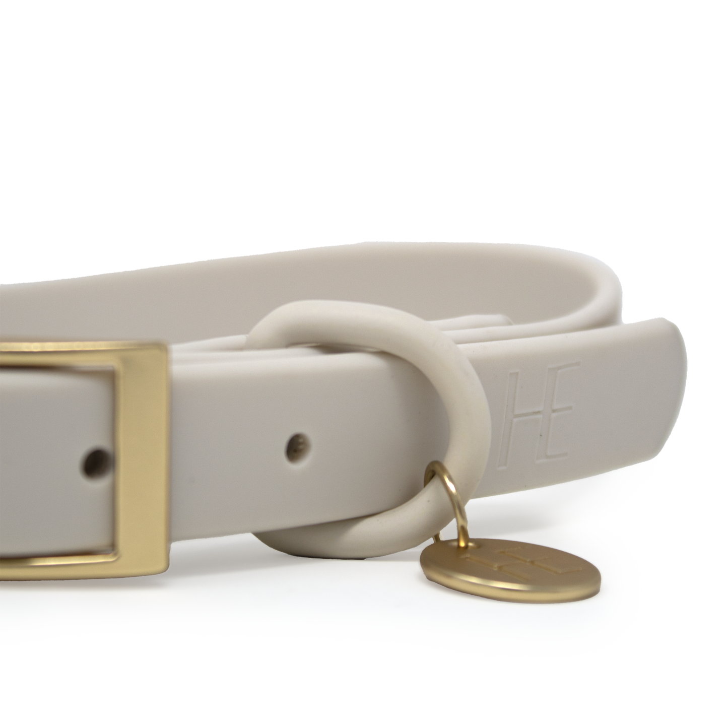 Oatmeal Latte 'All Weather' Dog Collar - The Bark Market
