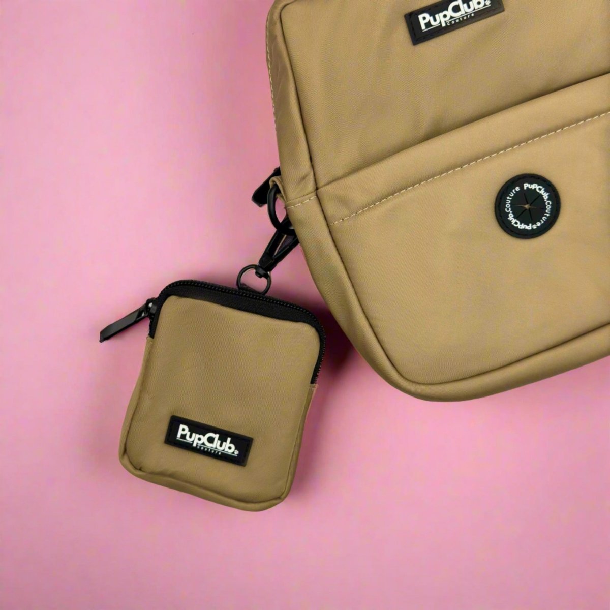 Dog Treat Pouch - Tan - The Bark Market