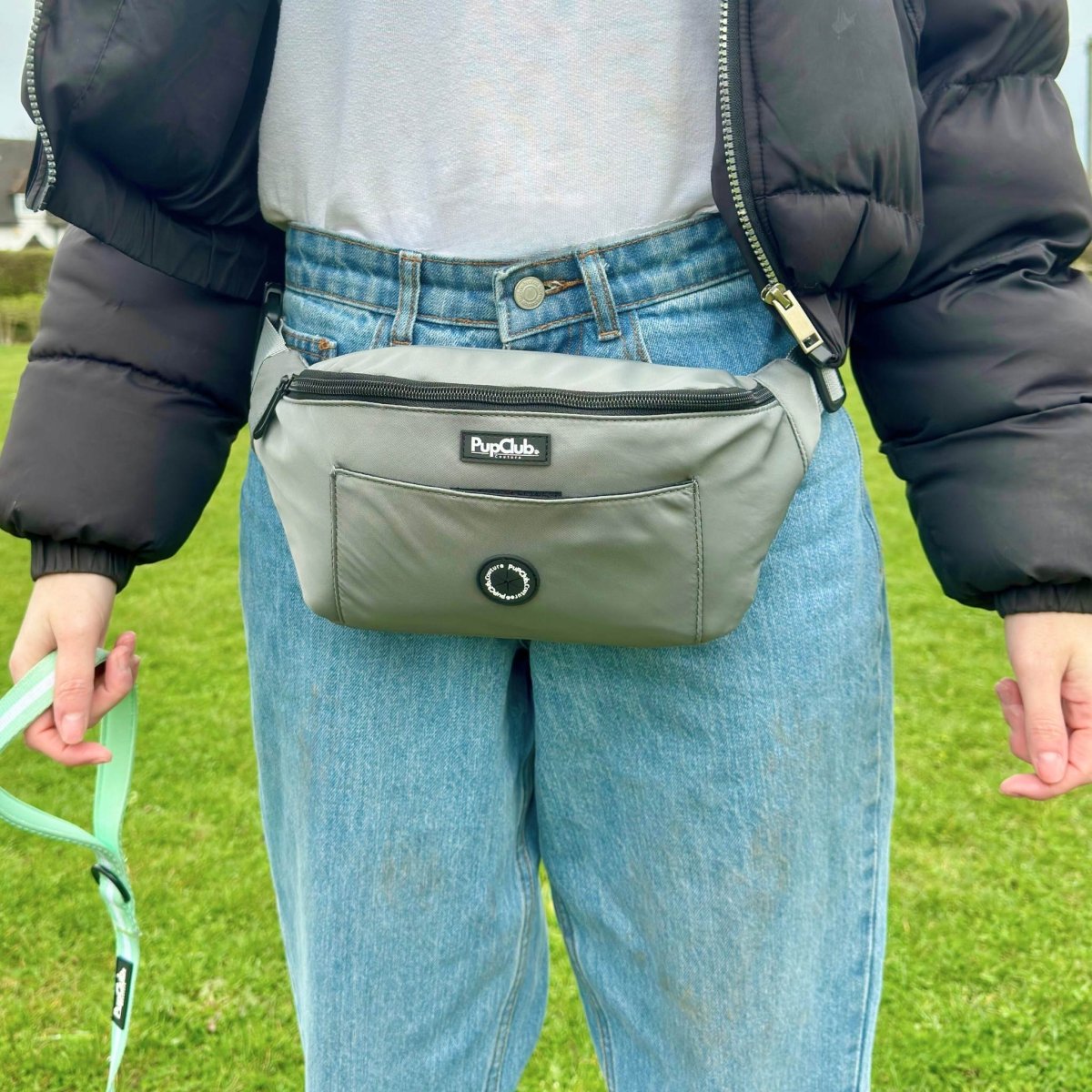 Dog Walking Bum Bag - Grey - The Bark Market