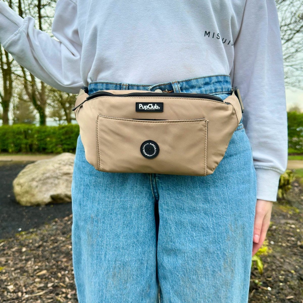 Dog Walking Bum Bag - Tan - The Bark Market