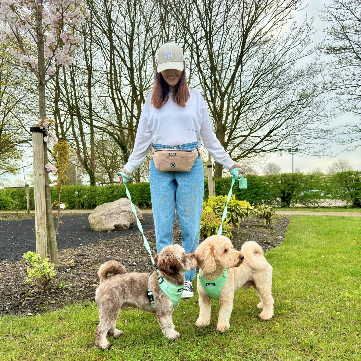 Dog Walking Bum Bag - Tan - The Bark Market