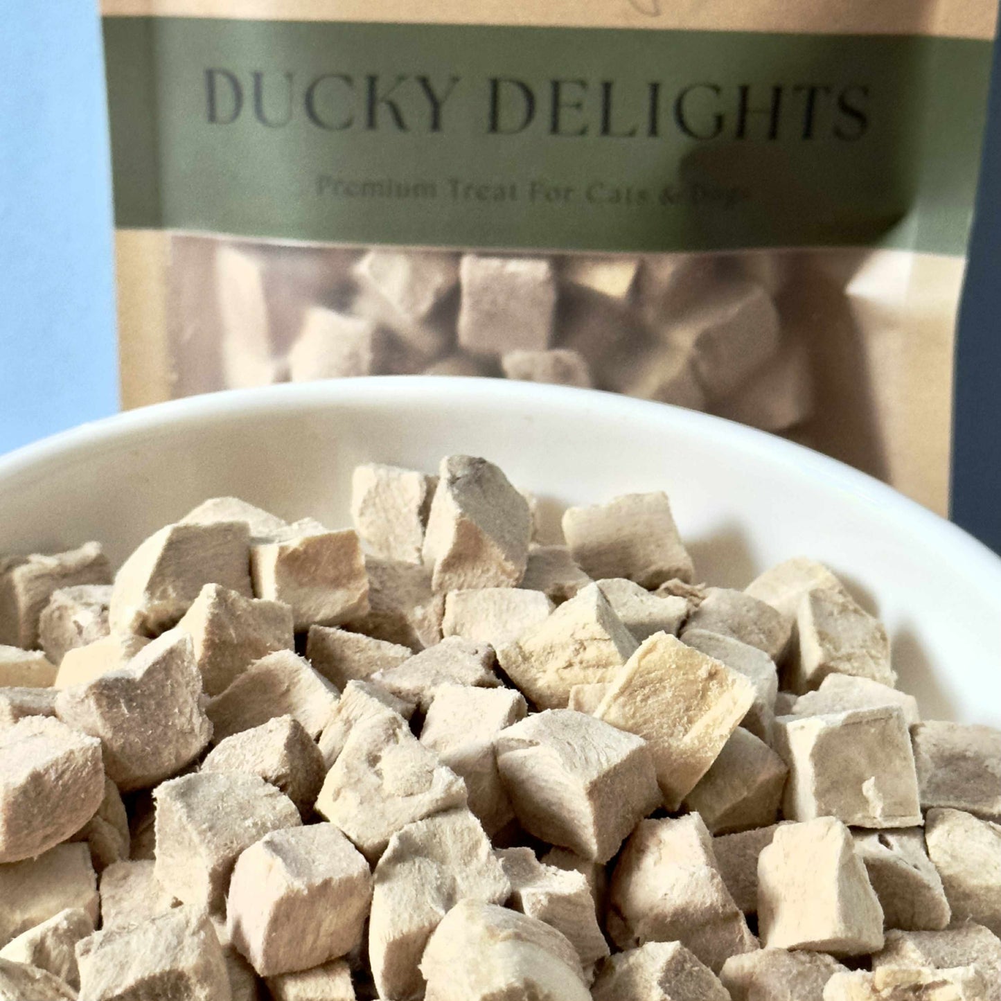 Ducky Delights - 100% Freeze-Dried Duck Treats | Novel Protein | Tail Tips UK | 40g pack