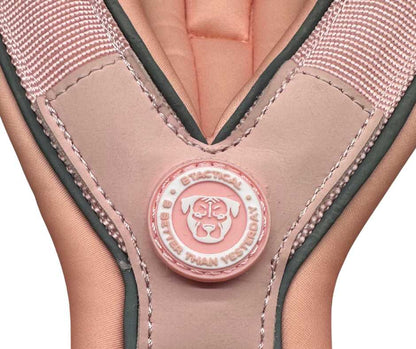 The 2.5cm BTactical™ Slip on Harness | Pastel Pink - The Bark Market