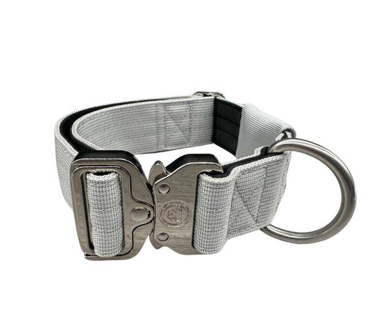 4cm Nylon BTactical™ Tracker Collar | Misty Grey - The Bark Market