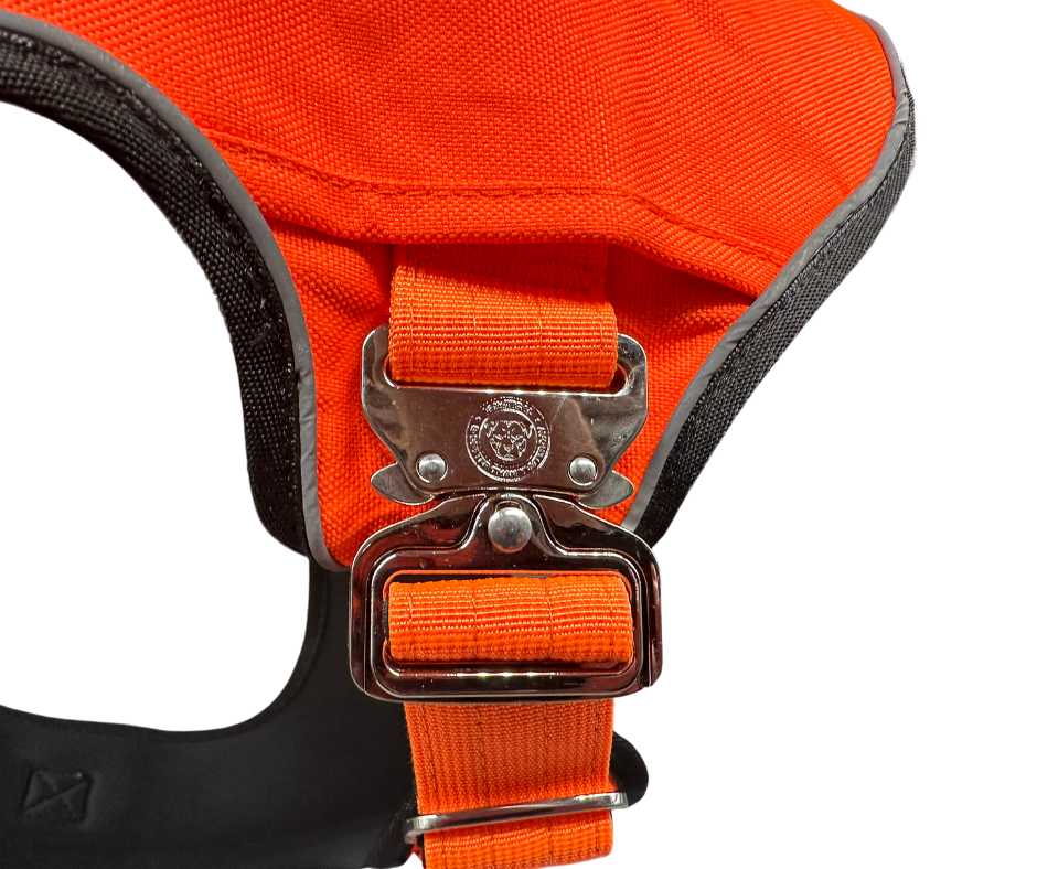 The No Pull Ultimate BTactical™ Harness | Citrus Orange - The Bark Market