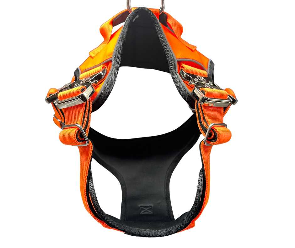 The No Pull Ultimate BTactical™ Harness | Citrus Orange - The Bark Market