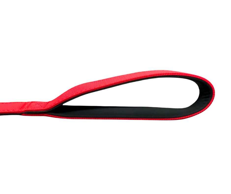 Nylon BTactical™ Carabiner Clip Lead | Citrus Red - The Bark Market