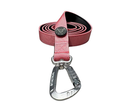 Nylon BTactical™ Carabiner Clip Lead | Pretty Pink - The Bark Market