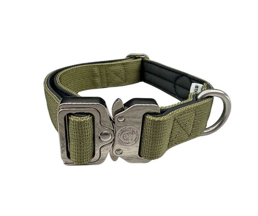 2.5cm Nylon BTactical™ Collar | Khaki Green - The Bark Market