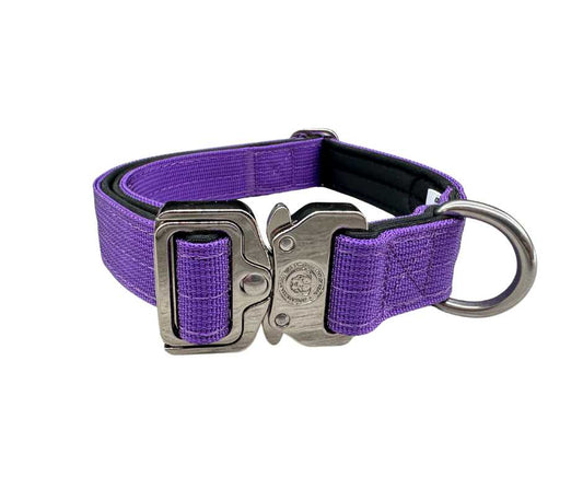 2.5cm Nylon BTactical™ Collar | Lavender Purple - The Bark Market