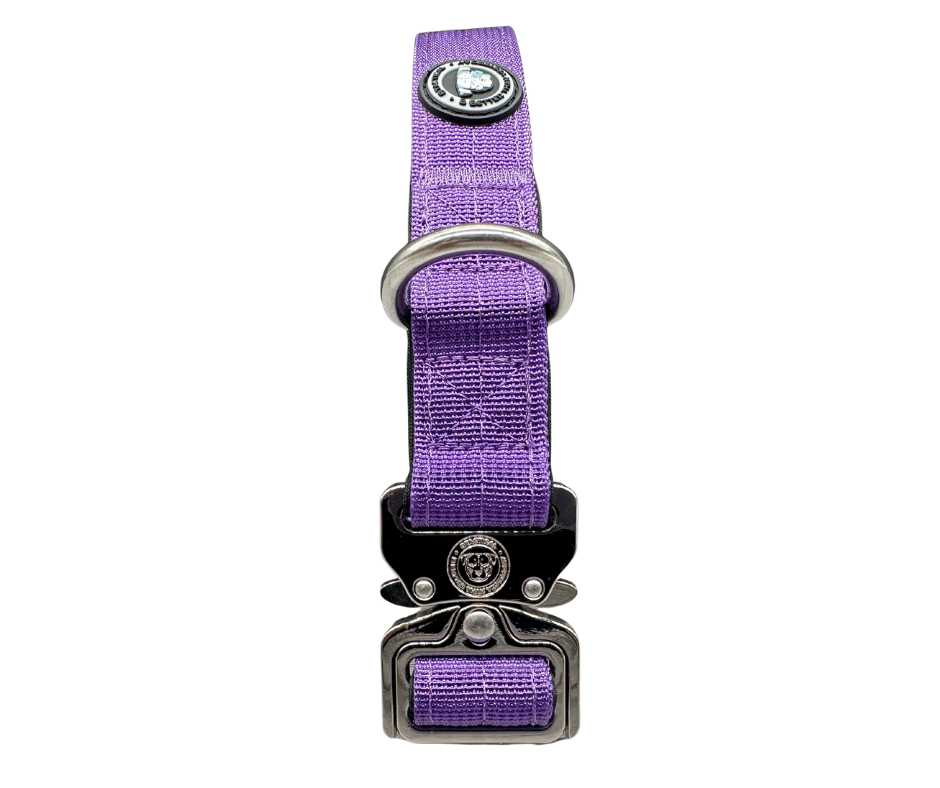 2.5cm Nylon BTactical™ Collar | Lavender Purple - The Bark Market
