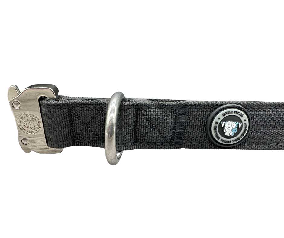 2.5cm Nylon BTactical™ Collar | Midnight Black - The Bark Market
