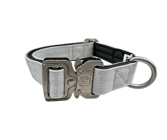 2.5cm Nylon BTactical™ Collar | Misty Grey - The Bark Market