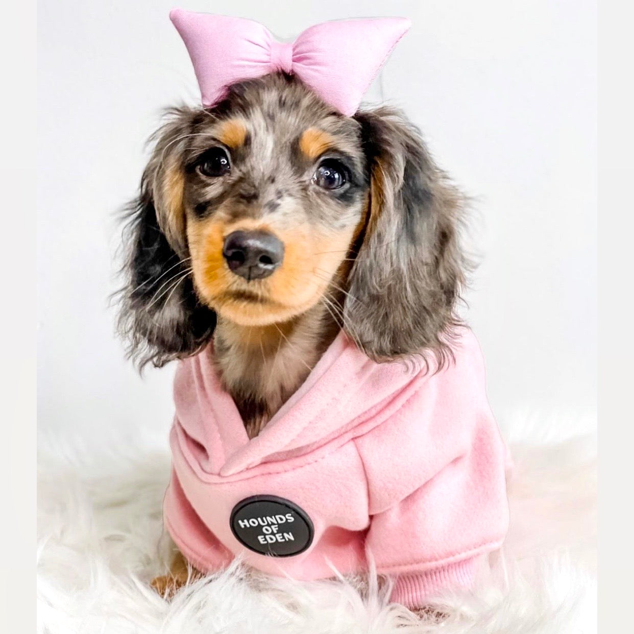 Dog Hoodie - Light Pink - The Bark Market