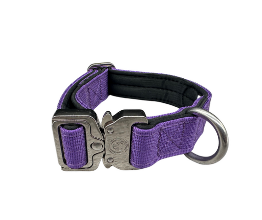 Puppy Nylon BTactical™ Collar | Lavender Purple - The Bark Market
