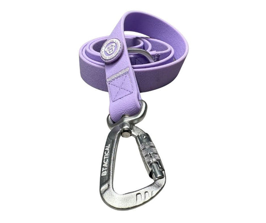 PVC BTactical™ Carabiner Clip Lead | Pastel Purple - The Bark Market
