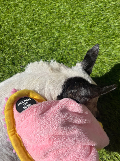 Mini Dog Towel + Clip, Grey & Black - The Bark Market