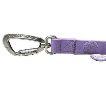 PVC BTactical™ Carabiner Clip Lead | Pastel Purple - The Bark Market
