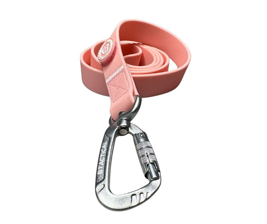 PVC BTactical™ Carabiner Clip Lead | Pastel Pink - The Bark Market