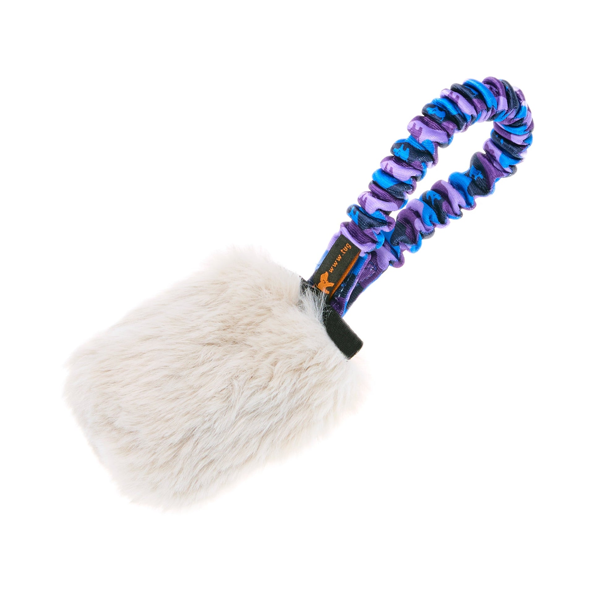 Faux Fur Pocket Bungee Squeaker - The Bark Market