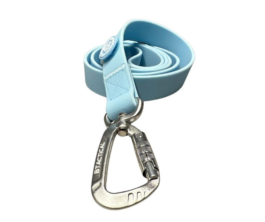 PVC BTactical™ Carabiner Clip Lead | Pastel Blue - The Bark Market