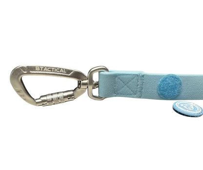 PVC BTactical™ Carabiner Clip Lead | Pastel Blue - The Bark Market