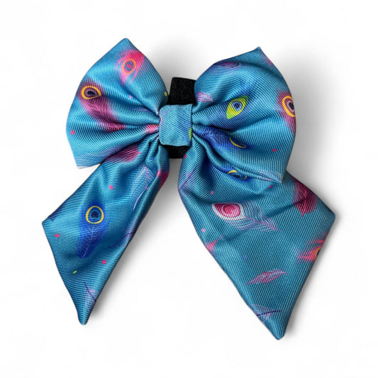 Power Peacock Sailor Bow – Bold, Beautiful & Perfect for Dress-Up Days - The Bark Market