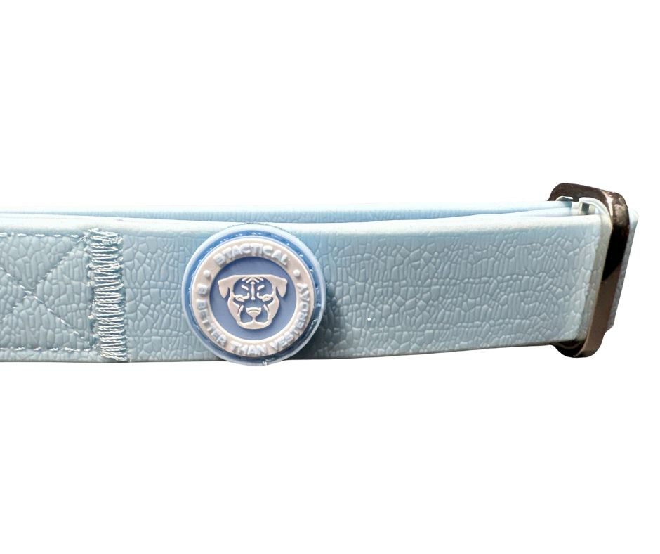 2.5cm PVC BTactical™ Collar | Pastel Blue - The Bark Market