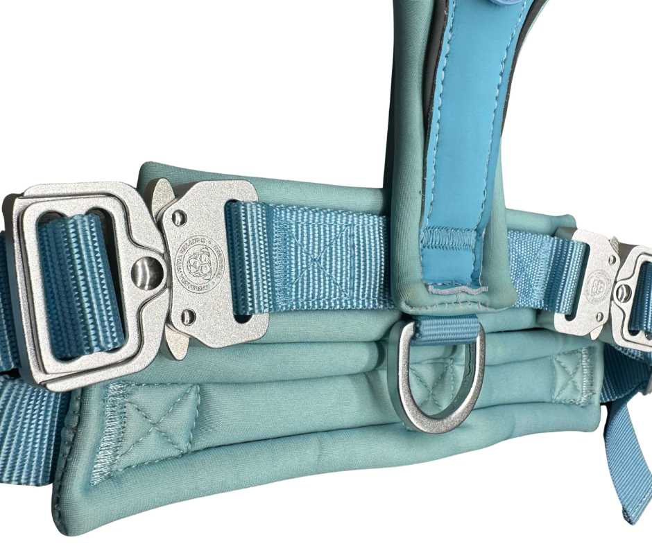 The 2.5cm BTactical™ Slip on Harness | Pastel Blue - The Bark Market