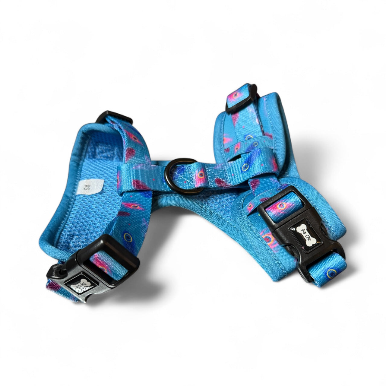 Power Peacock Step-In Adjustable Harness – Easy, Comfy & Made for Stylish Small Dogs! - The Bark Market