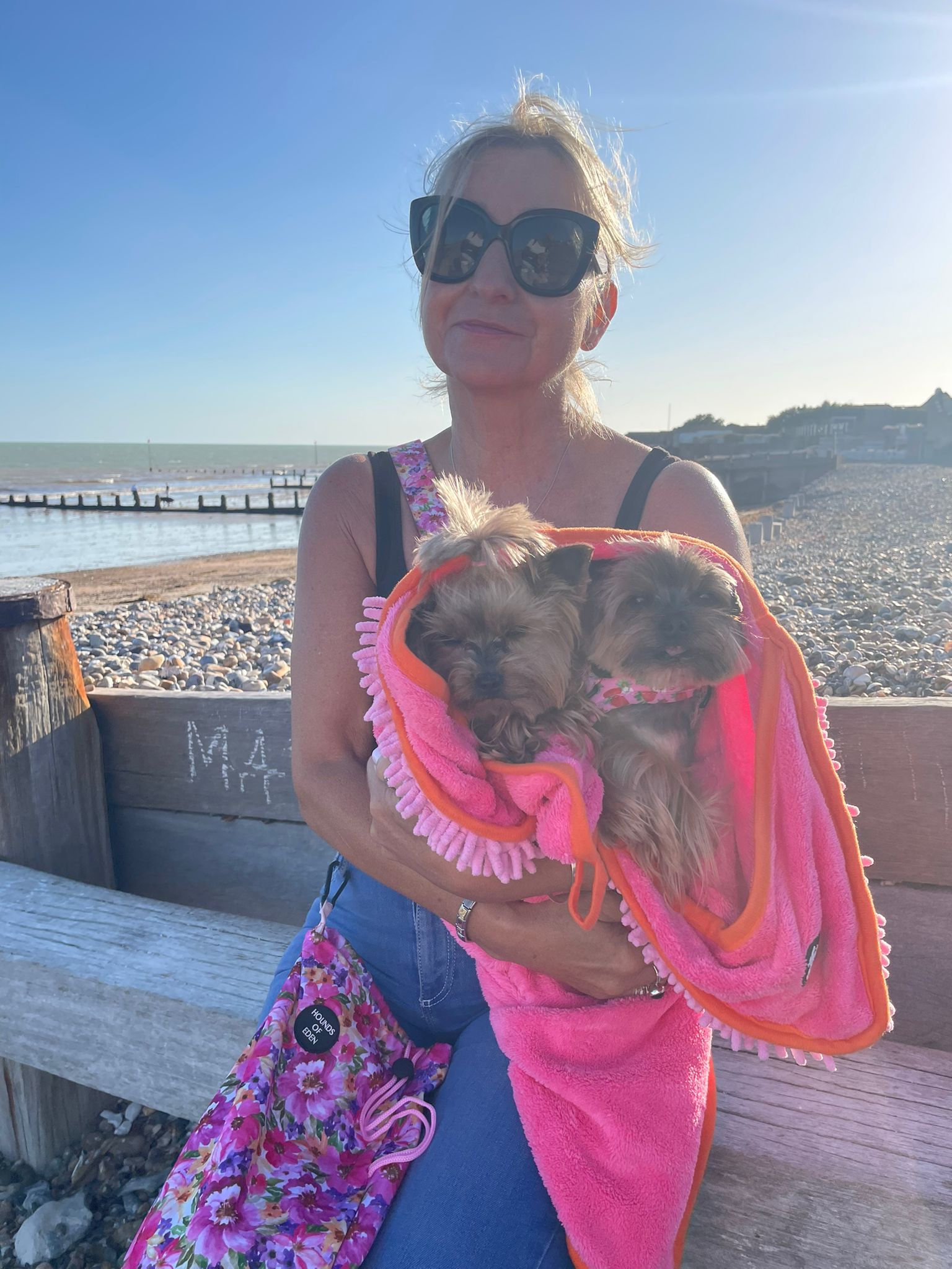 Florentina - Dog Towel + Carry Bag - The Bark Market