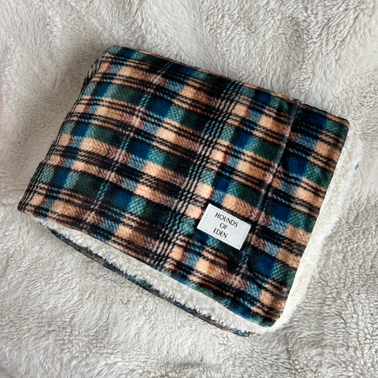 Oak Forest Plaid Snuggle Blanket - The Bark Market