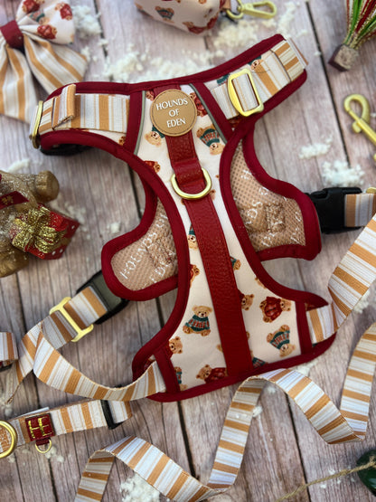 Harrold + Hattie Bears Dog Collar + Tag Holder - The Bark Market