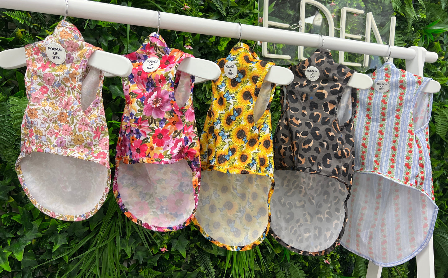Sunflower Flutter Dog Cooling Vest - The Bark Market