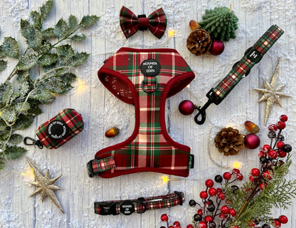 Tartan Me Up - Red & Cream Tartan Design Dog Lead - The Bark Market