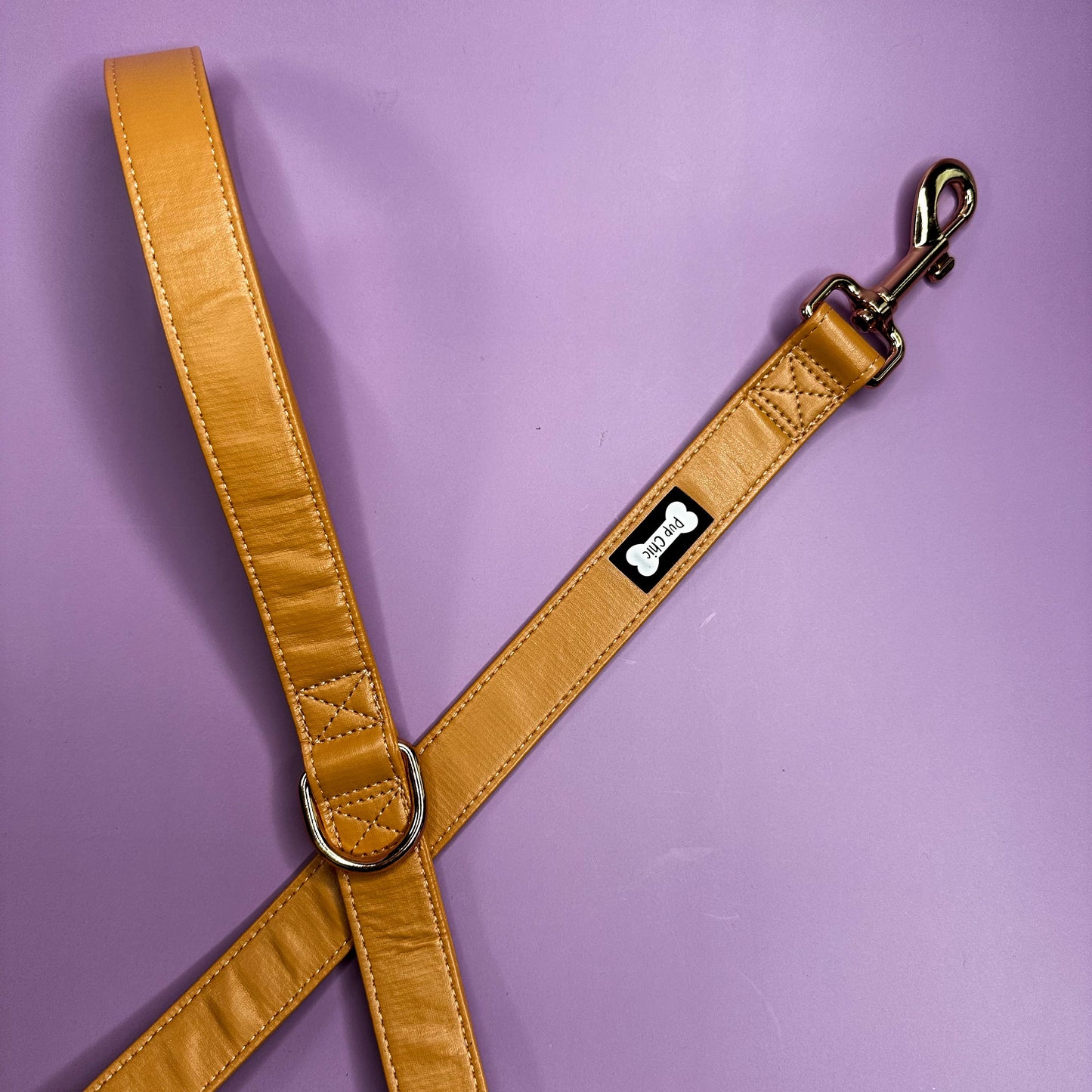 Alfresco Pup vegan leather 5ft dog lead - The Bark Market
